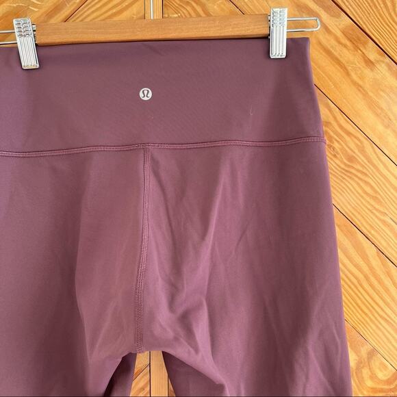 Lululemon High Rise Wunder Under Crop Legging Dark Adobe - Picture 6 of 9